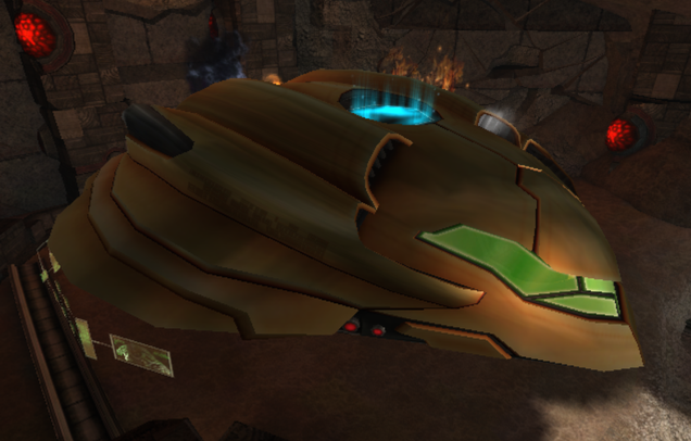 One iteration of Samus’ Gunship (though my favorite version appears in the header image)
